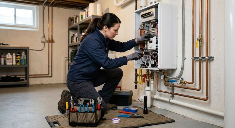Tankless Water Heater Service in Fredericksburg, VA