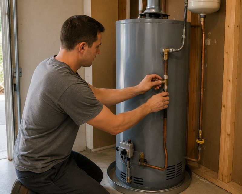 Gas Water Heater Installation in Fredericksburg, VA