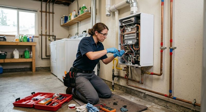 Tankless Water Heater Repair in Fredericksburg, VA